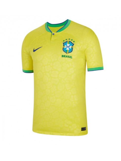 Moški Nogometna dresi replika Brazilija Domači SP 2022 Kratek rokav